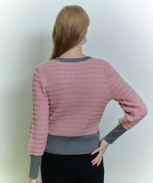 allureville / アルアバイル カーディガン・ボレロ | ◇【LOULOU WILLOUGHBY】フェザーボーダーカーディガン | 詳細5