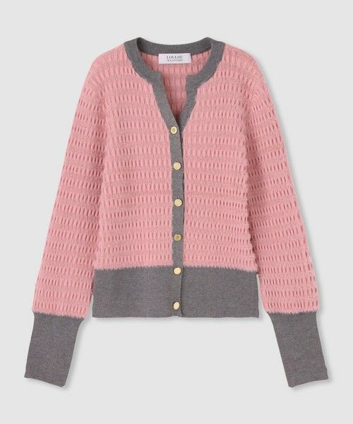 allureville / アルアバイル カーディガン・ボレロ | ◇【LOULOU WILLOUGHBY】フェザーボーダーカーディガン | 詳細6