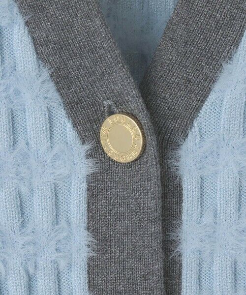 allureville / アルアバイル カーディガン・ボレロ | ◇【LOULOU WILLOUGHBY】フェザーボーダーカーディガン | 詳細12