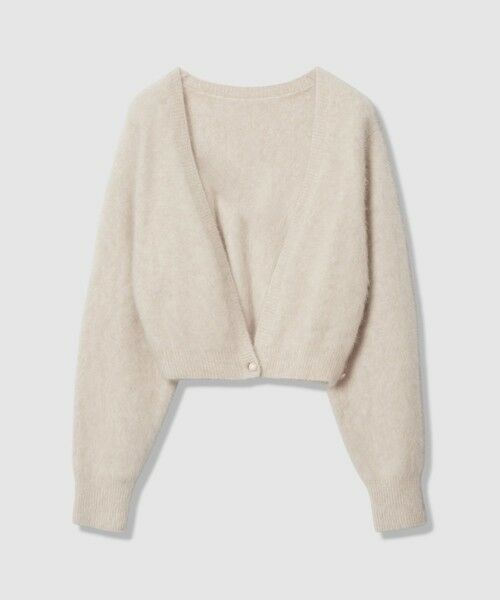 allureville / アルアバイル カーディガン・ボレロ | 【LOULOU WILLOUGHBY】カシミヤブレンドファー加工Ｖカーディガン | 詳細3