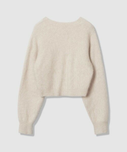 allureville / アルアバイル カーディガン・ボレロ | 【LOULOU WILLOUGHBY】カシミヤブレンドファー加工Ｖカーディガン | 詳細4