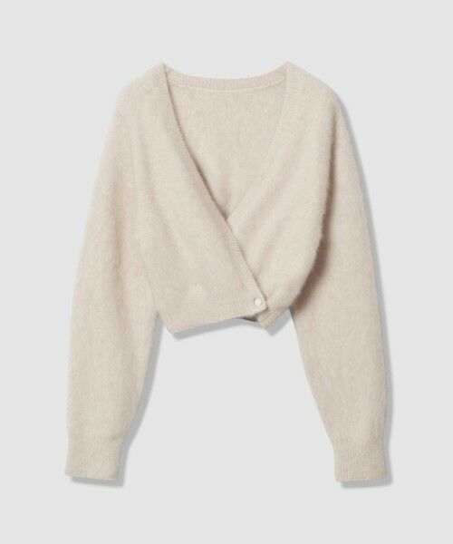 allureville / アルアバイル カーディガン・ボレロ | 【LOULOU WILLOUGHBY】カシミヤブレンドファー加工Ｖカーディガン | 詳細5