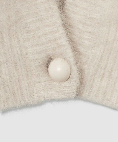 allureville / アルアバイル カーディガン・ボレロ | 【LOULOU WILLOUGHBY】カシミヤブレンドファー加工Ｖカーディガン | 詳細6