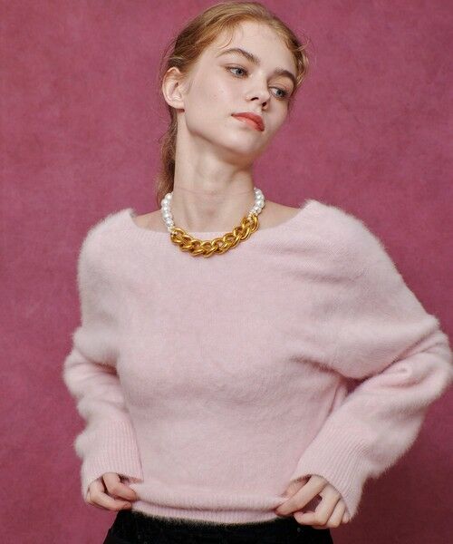 allureville / アルアバイル カーディガン・ボレロ | 【LOULOU WILLOUGHBY】カシミヤブレンドファー加工Ｖカーディガン | 詳細9