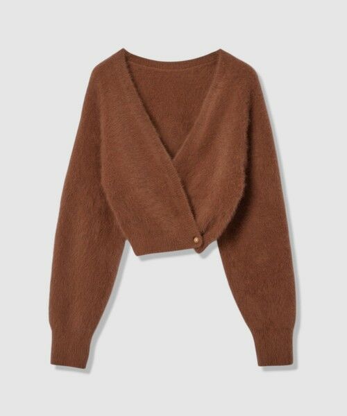 allureville / アルアバイル カーディガン・ボレロ | 【LOULOU WILLOUGHBY】カシミヤブレンドファー加工Ｖカーディガン | 詳細21