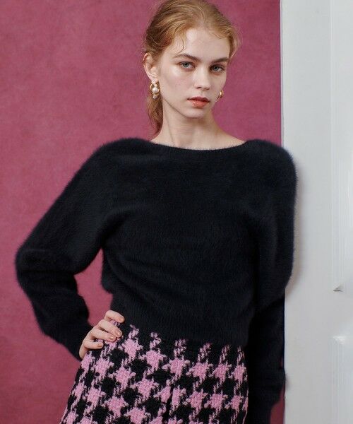 allureville / アルアバイル カーディガン・ボレロ | 【LOULOU WILLOUGHBY】カシミヤブレンドファー加工Ｖカーディガン | 詳細26