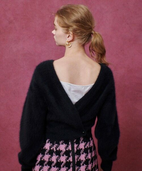 allureville / アルアバイル カーディガン・ボレロ | 【LOULOU WILLOUGHBY】カシミヤブレンドファー加工Ｖカーディガン | 詳細27