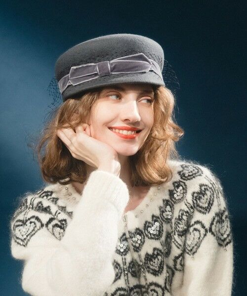 allureville / アルアバイル ブルゾン | 【LOULOU WILLOUGHBY】ハートJQニットブルゾン | 詳細1