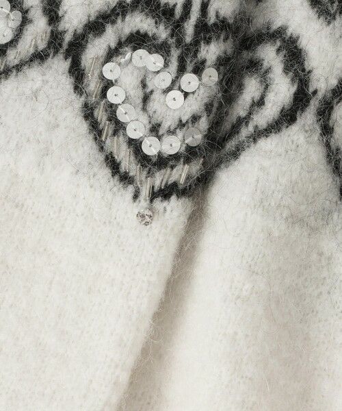 allureville / アルアバイル ブルゾン | 【LOULOU WILLOUGHBY】ハートJQニットブルゾン | 詳細8