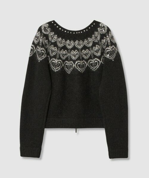 allureville / アルアバイル ブルゾン | 【LOULOU WILLOUGHBY】ハートJQニットブルゾン | 詳細15