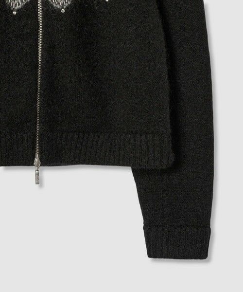 allureville / アルアバイル ブルゾン | 【LOULOU WILLOUGHBY】ハートJQニットブルゾン | 詳細17