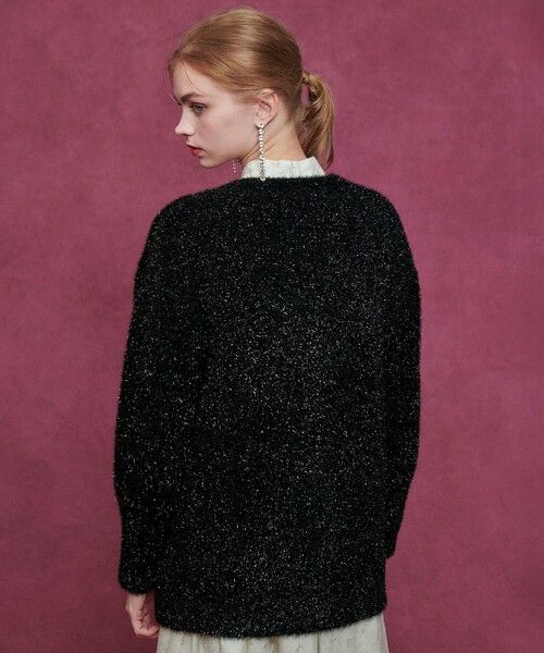 allureville / アルアバイル カーディガン・ボレロ | 【LOULOU WILLOUGHBY】フィルムラメミドルカーディガン | 詳細13