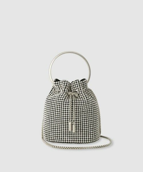 allureville / アルアバイル ショルダーバッグ | ◇【LOULOU WILLOUGHBY】ビジュー巾着ショルダー | 詳細4