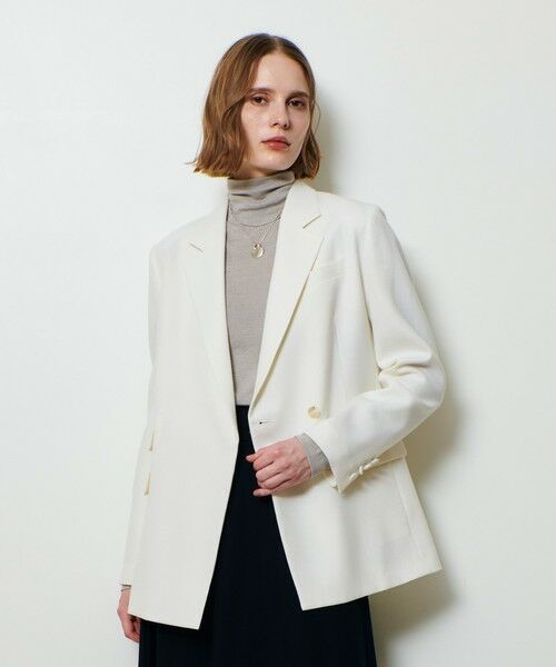 allureville / アルアバイル その他アウター | ウールサキソニーフラップポケットジャケット | 詳細3