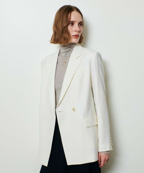 allureville / アルアバイル その他アウター | ウールサキソニーフラップポケットジャケット | 詳細4