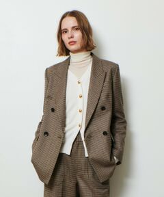 allureville / アルアバイル テーラードジャケット | CHIC TWEEDダブルジャケット