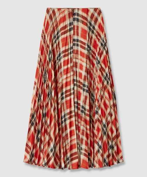 allureville / アルアバイル ロング・マキシ丈スカート | LISAチェックプリントプリーツスカート | 詳細5