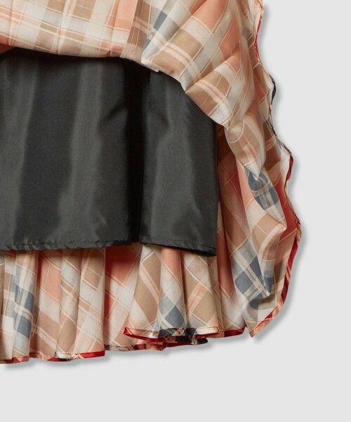 allureville / アルアバイル ロング・マキシ丈スカート | LISAチェックプリントプリーツスカート | 詳細7