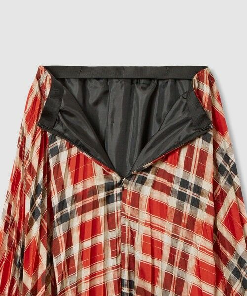 allureville / アルアバイル ロング・マキシ丈スカート | LISAチェックプリントプリーツスカート | 詳細8