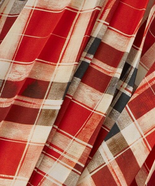 allureville / アルアバイル ロング・マキシ丈スカート | LISAチェックプリントプリーツスカート | 詳細9