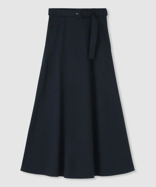 allureville / アルアバイル ミニ・ひざ丈スカート | サキソニーベルテッドナロースカート | 詳細5