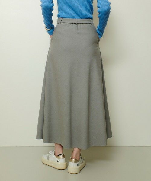 allureville / アルアバイル ミニ・ひざ丈スカート | サキソニーベルテッドナロースカート | 詳細13