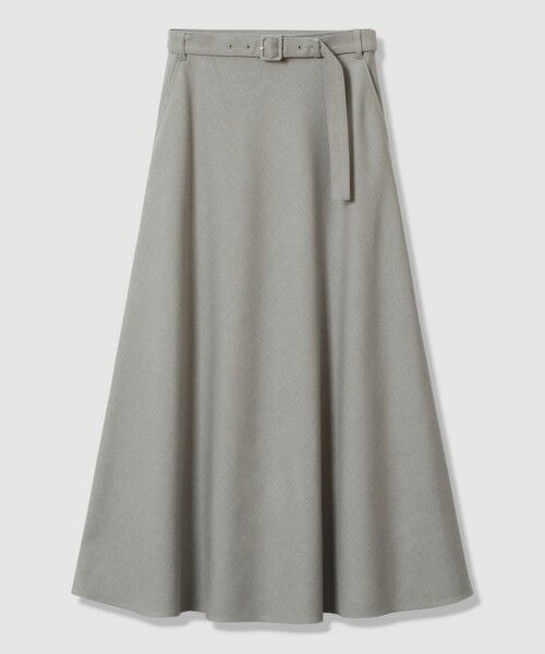 allureville / アルアバイル ミニ・ひざ丈スカート | サキソニーベルテッドナロースカート | 詳細16