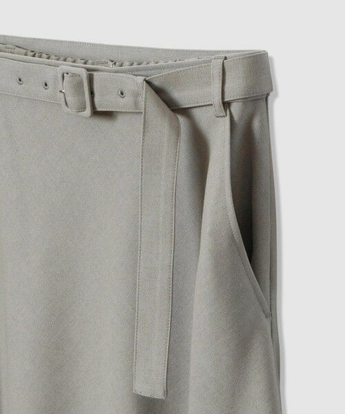 allureville / アルアバイル ミニ・ひざ丈スカート | サキソニーベルテッドナロースカート | 詳細19