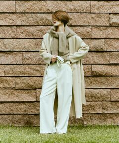 allureville / アルアバイル その他パンツ | ウールライクフランネルヨークレスパンツ