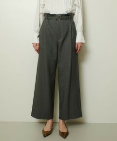 allureville / アルアバイル その他パンツ | ウールライクフランネルヨークレスパンツ