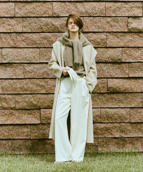 allureville / アルアバイル その他パンツ | ウールライクフランネルヨークレスパンツ | 詳細1