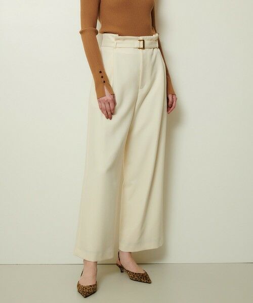 allureville / アルアバイル その他パンツ | ウールライクフランネルヨークレスパンツ | 詳細2