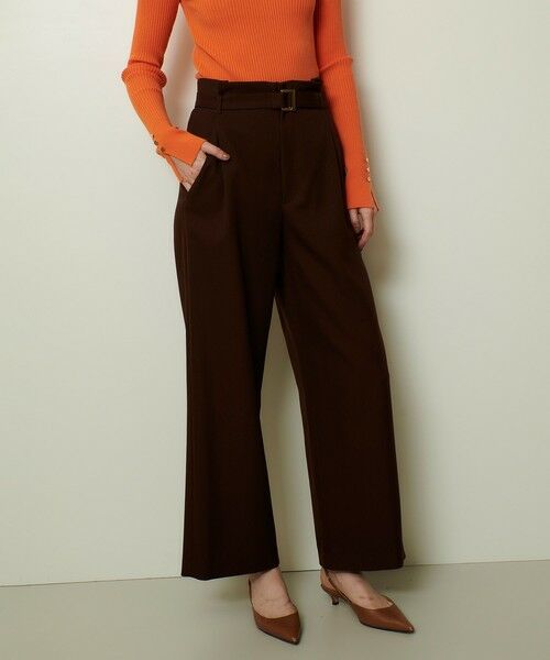 allureville / アルアバイル その他パンツ | ウールライクフランネルヨークレスパンツ | 詳細8