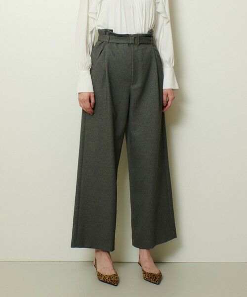allureville / アルアバイル その他パンツ | ウールライクフランネルヨークレスパンツ | 詳細17