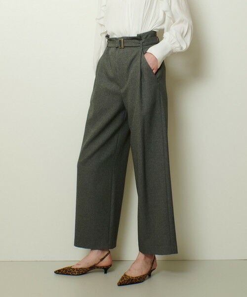allureville / アルアバイル その他パンツ | ウールライクフランネルヨークレスパンツ | 詳細18