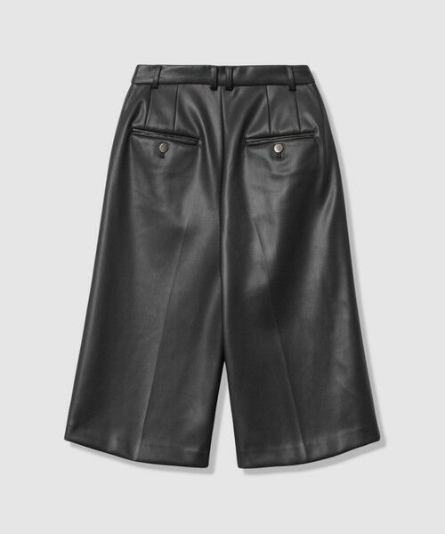 allureville / アルアバイル ショート・ハーフ・半端丈パンツ | フェイクレザーバミューダパンツ | 詳細5