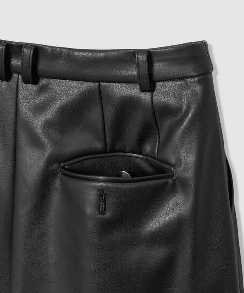 allureville / アルアバイル ショート・ハーフ・半端丈パンツ | フェイクレザーバミューダパンツ | 詳細7