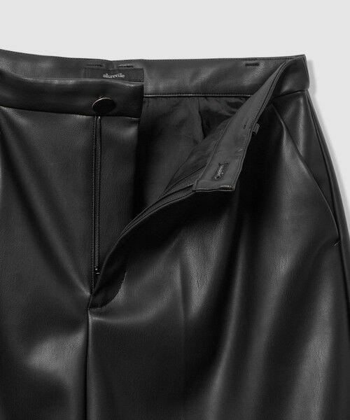 allureville / アルアバイル ショート・ハーフ・半端丈パンツ | フェイクレザーバミューダパンツ | 詳細8