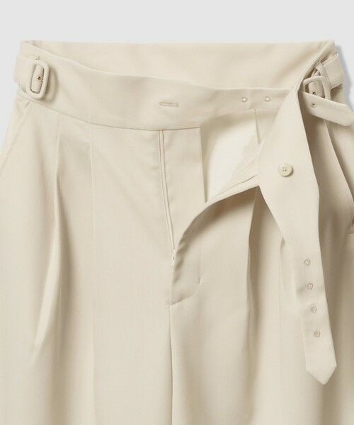 allureville / アルアバイル その他パンツ | ウールサテンハイウエストパンツ | 詳細10