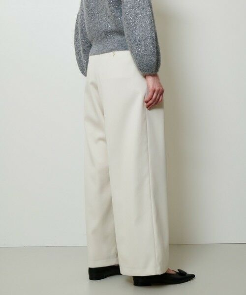 allureville / アルアバイル その他パンツ | ウールサテンハイウエストパンツ | 詳細2