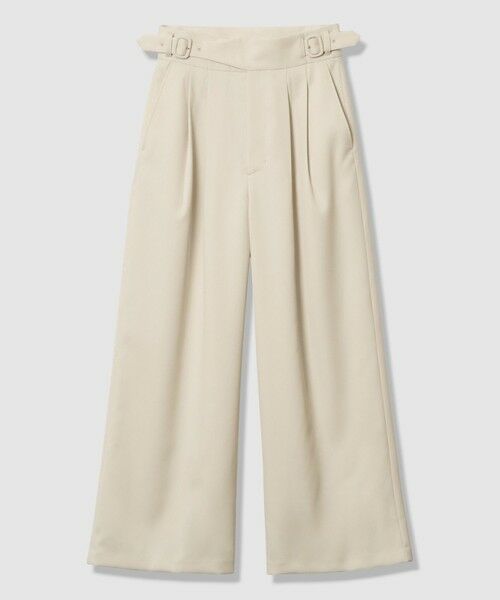 allureville / アルアバイル その他パンツ | ウールサテンハイウエストパンツ | 詳細6