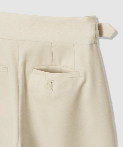 allureville / アルアバイル その他パンツ | ウールサテンハイウエストパンツ | 詳細9