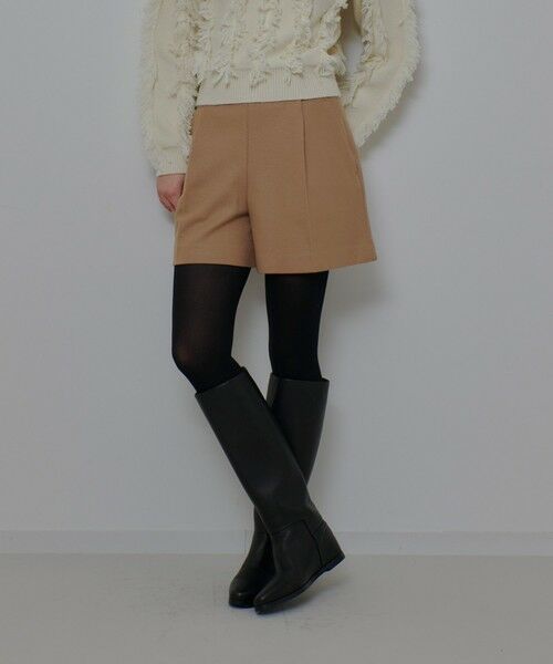 allureville / アルアバイル ショート・ハーフ・半端丈パンツ | メルトンショートパンツ | 詳細2
