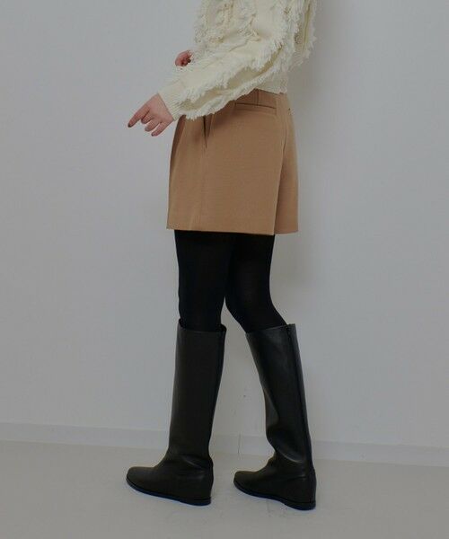 allureville / アルアバイル ショート・ハーフ・半端丈パンツ | メルトンショートパンツ | 詳細3