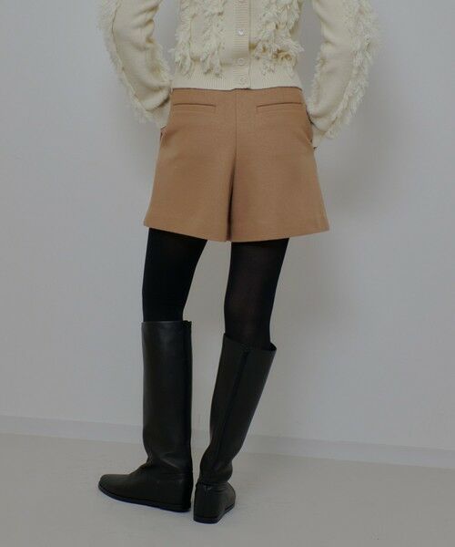 allureville / アルアバイル ショート・ハーフ・半端丈パンツ | メルトンショートパンツ | 詳細4