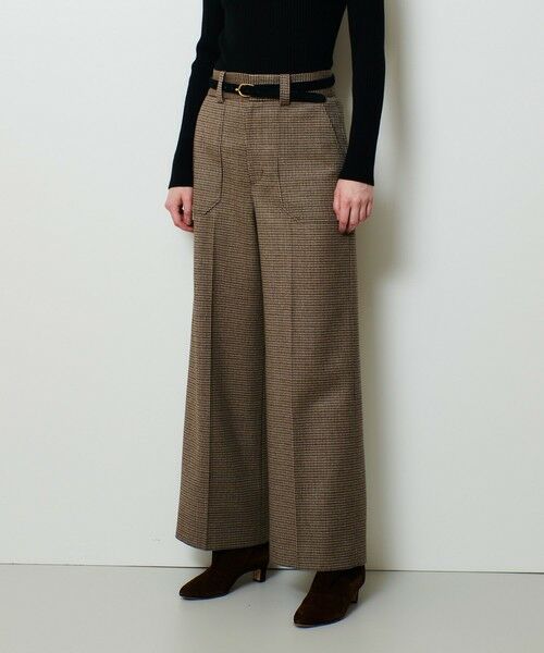 allureville / アルアバイル スラックス・ドレスパンツ | CHIC TWEEDベイカーパンツ | 詳細1