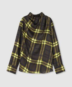 allureville / アルアバイル シャツ・ブラウス | LISAチェックプリントブラウス