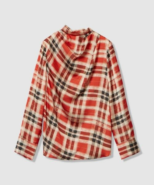 allureville / アルアバイル シャツ・ブラウス | LISAチェックプリントブラウス | 詳細5