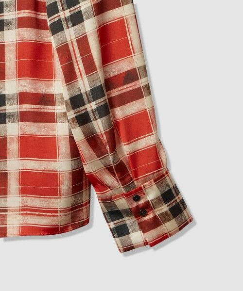 allureville / アルアバイル シャツ・ブラウス | LISAチェックプリントブラウス | 詳細9