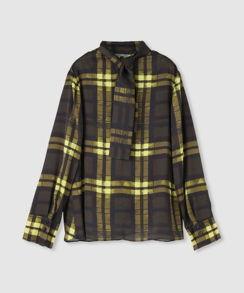 allureville / アルアバイル シャツ・ブラウス | LISAチェックプリントブラウス | 詳細15